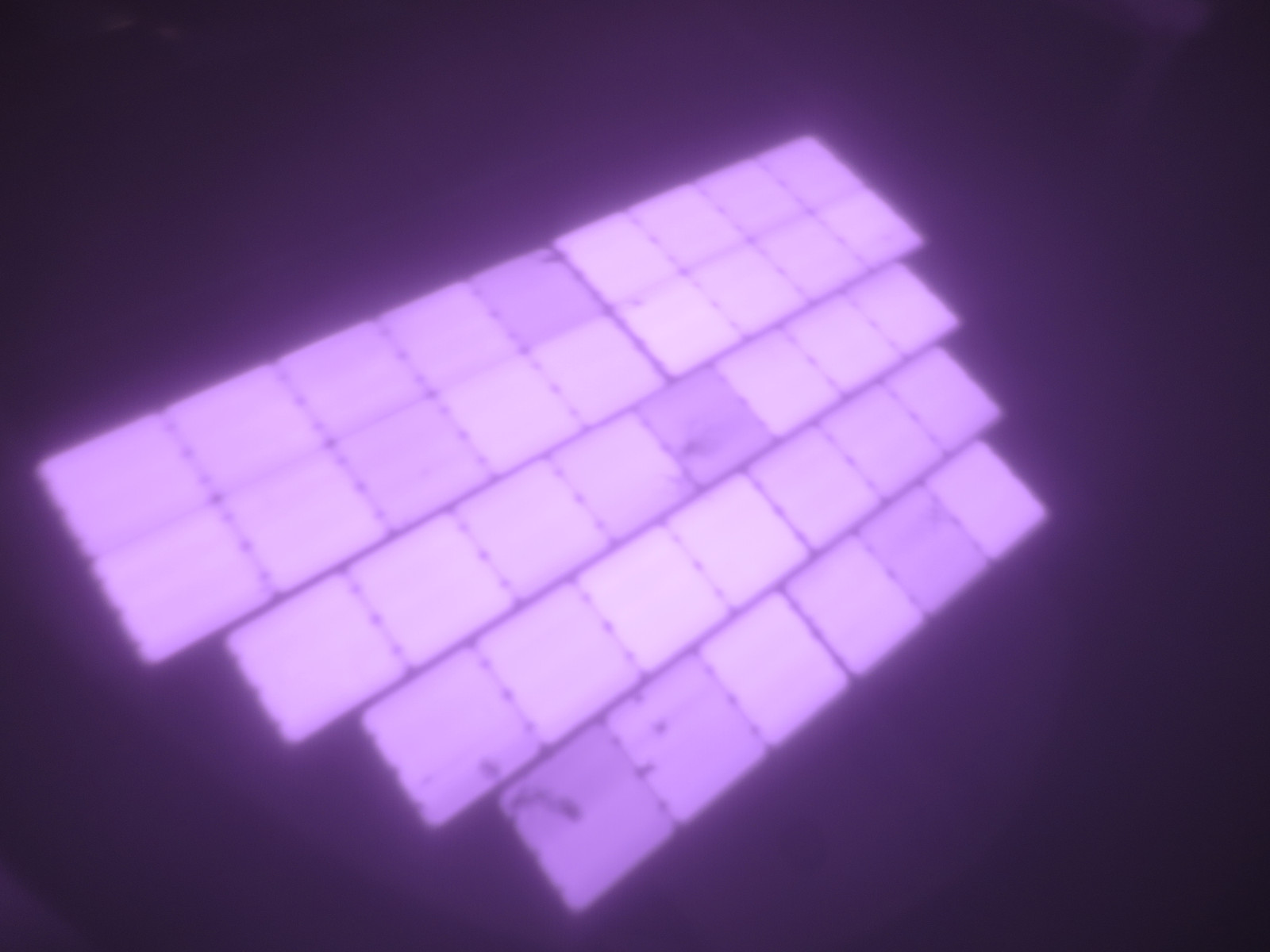 Electroluminescence image of a module
